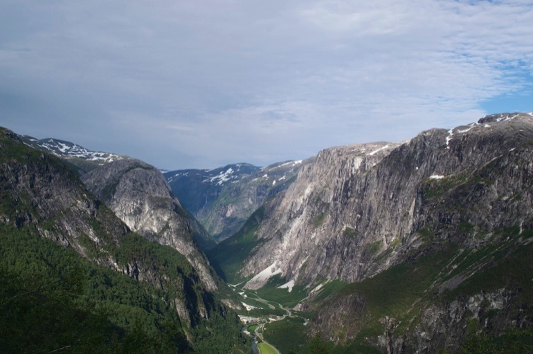 Mountains at Stalheim, Norway
